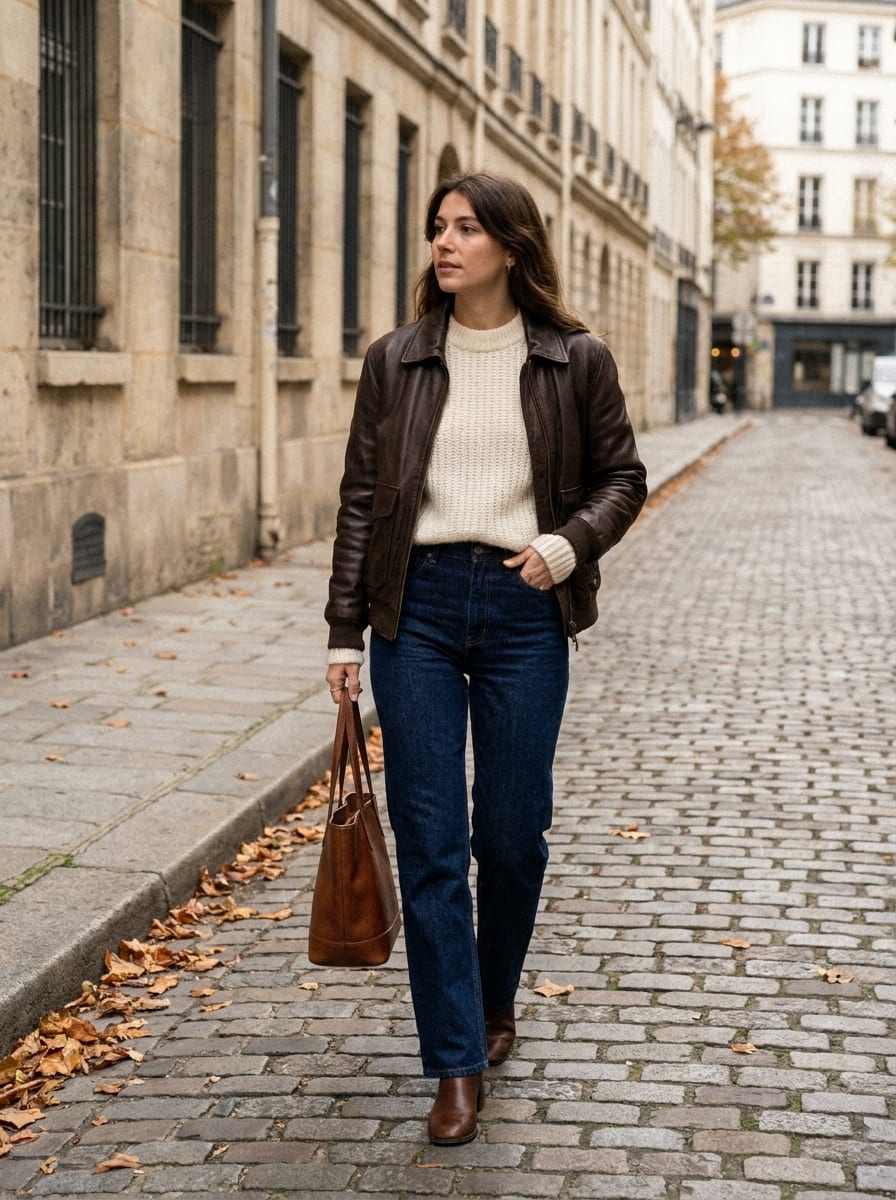 Dunkle Denim-Waschungen - Modetrend Herbst 2026